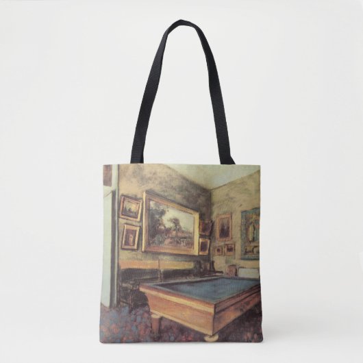 De Billiard Room in Menil Hubert van Edgar Degas Tote Bag (Voorkant)