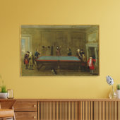 De Billiard Room (olie op doek) Canvas Afdruk (Insitu (Woonkamer))