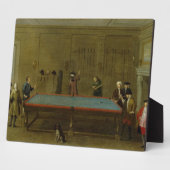 De Billiard Room (olie op doek) Fotoplaat (Zijkant)