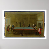 De Billiard Room (olie op doek) Poster (Voorkant)