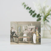 De Billiardtafel, van 'The Tour of Dr Syntax in Briefkaart (Staand voorkant)