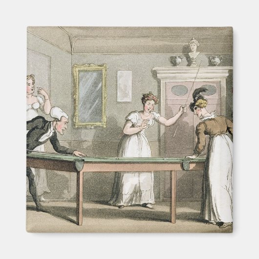 De Billiardtafel, van 'The Tour of Dr Syntax in Magneet (Voorkant)