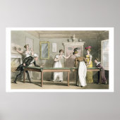 De Billiardtafel, van 'The Tour of Dr Syntax in Poster (Voorkant)