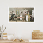 De Billiardtafel, van 'The Tour of Dr Syntax in Poster (Keuken)
