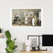 De Billiardtafel, van 'The Tour of Dr Syntax in Poster (Thuiskantoor)