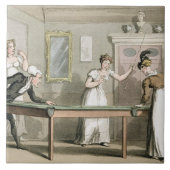 De Billiardtafel, van 'The Tour of Dr Syntax in Tegeltje (Voorkant)