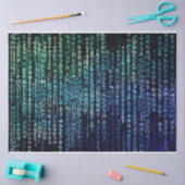 De Binaire Code van de Matrijs van de technologie  Tissuepapier (Craft)