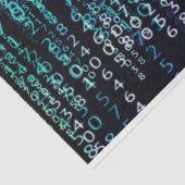 De Binaire Code van de Matrijs van de technologie  Tissuepapier (Detail)