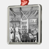 De bindery Laurens Janszoon Koster Metalen Ornament (Links)