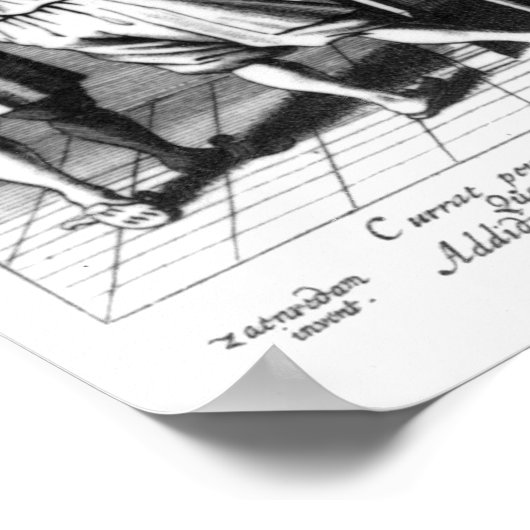 De bindery Laurens Janszoon Koster Poster (Hoek)