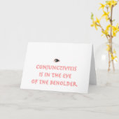 De bindvliesontsteking is in het Oog van Beholder Kaart (Gele Bloem)