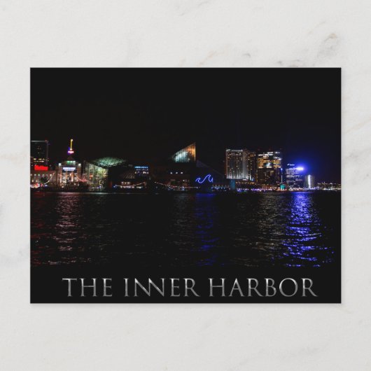 De binnenhaven in Baltimore Briefkaart (Voorkant)