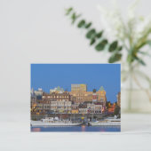 De binnenhaven in Victoria British Columbia Briefkaart (Staand voorkant)