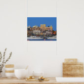 De binnenhaven in Victoria British Columbia Poster (Keuken)