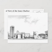 De binnenhaven van Baltimore Briefkaart (Voorkant / Achterkant)