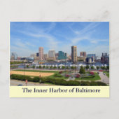 De binnenhaven van Baltimore Briefkaart (Voorkant)