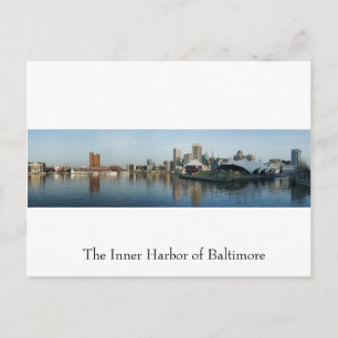 De binnenhaven van Baltimore Briefkaart