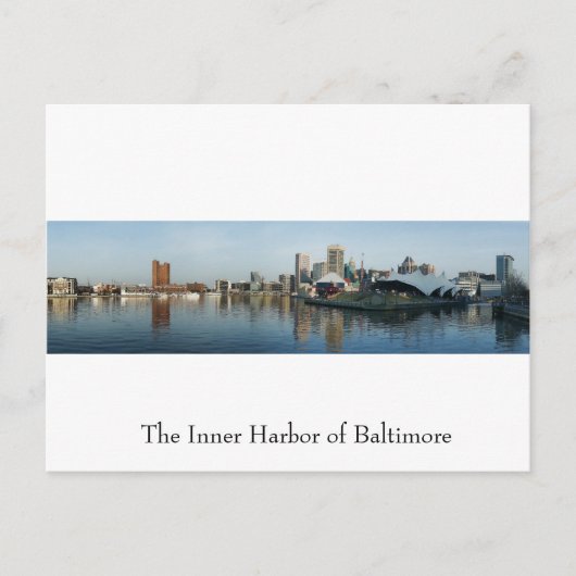 De binnenhaven van Baltimore Briefkaart (Voorkant)