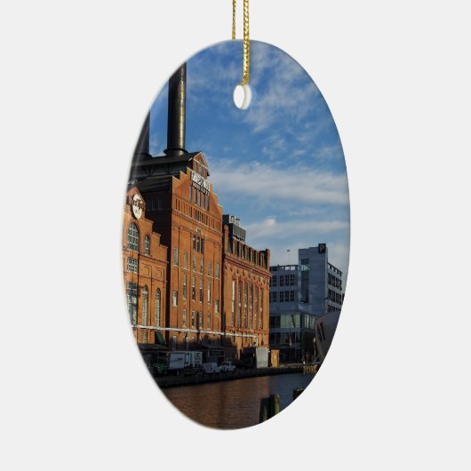 De binnenhaven van Baltimore Keramisch Ornament (Rechts)