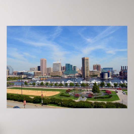 De binnenhaven van Baltimore Poster (Voorkant)