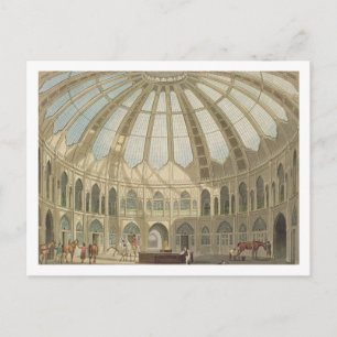 De binnenkant van de Stallen, van "Uitzichten van  Briefkaart