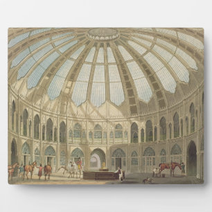 De binnenkant van de Stallen, van "Uitzichten van  Fotoplaat