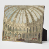 De binnenkant van de Stallen, van "Uitzichten van  Fotoplaat (Zijkant)