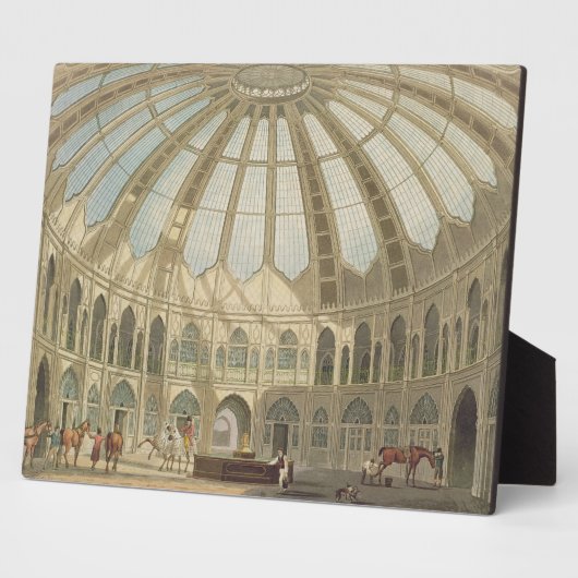 De binnenkant van de Stallen, van "Uitzichten van  Fotoplaat (Zijkant)