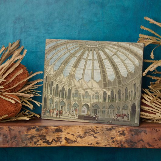 De binnenkant van de Stallen, van "Uitzichten van  Fotoplaat (Zijkant)