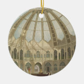 De binnenkant van de Stallen, van "Uitzichten van  Keramisch Ornament (Voorkant)