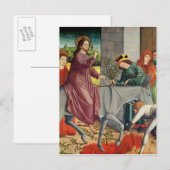 De binnenkomst van Christus in Jeruzalem Briefkaart (Voorkant / Achterkant)