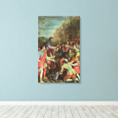 De binnenkomst van Christus in Jeruzalem Canvas Afdruk (Insitu (Houten vloer))