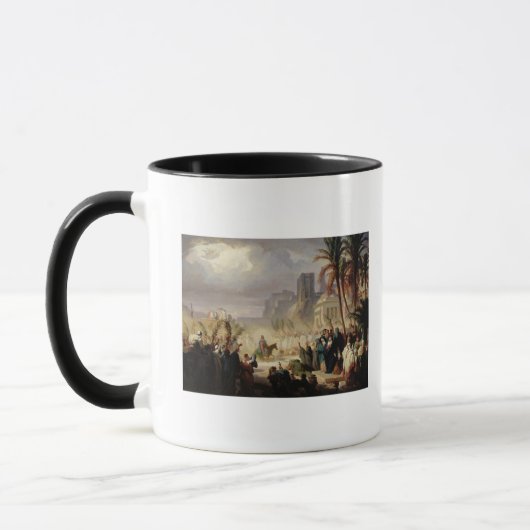 De binnenkomst van Christus in Jeruzalem Mok (Links)