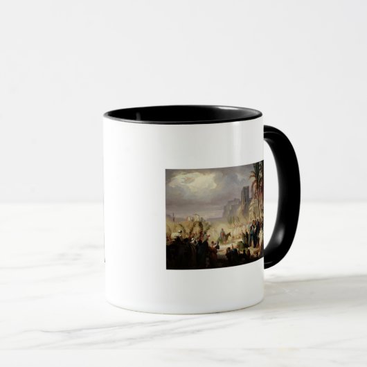 De binnenkomst van Christus in Jeruzalem Mok (Voorkant rechts)