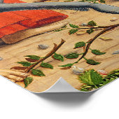 De binnenkomst van Christus in Jeruzalem Poster (Hoek)