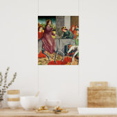 De binnenkomst van Christus in Jeruzalem Poster (Keuken)