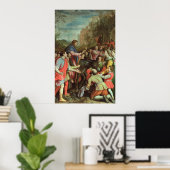 De binnenkomst van Christus in Jeruzalem Poster (Thuiskantoor)