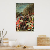 De binnenkomst van Christus in Jeruzalem Poster (Keuken)