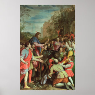 De binnenkomst van Christus in Jeruzalem Poster