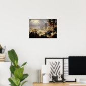 De binnenkomst van Christus in Jeruzalem Poster (Thuiskantoor)