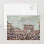De binnenkomst van de Fransen in Milaan Briefkaart (Voorkant / Achterkant)