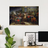 De binnenkomst van Henri IV in Parijs Poster (Thuiskantoor)