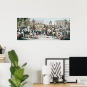 De binnenkomst van Louis XVI in Parijs Poster (Thuiskantoor)
