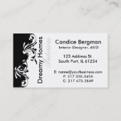 De binnenlandse Adviseur van het Ontwerp van de Visitekaartje (Achterkant)