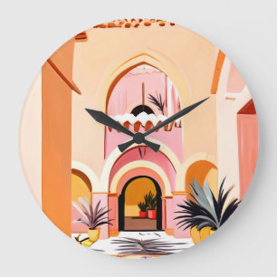 De binnenplaats grote klok