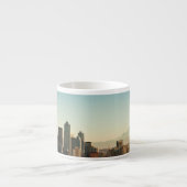 De binnenstad van Seattle skyline en Space Needle Espresso Kop (Voorkant)