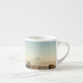 De binnenstad van Seattle skyline en Space Needle Espresso Kop (Rechts)