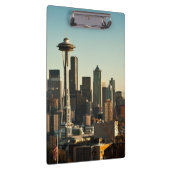 De binnenstad van Seattle skyline en Space Needle Klembord (Rechts)