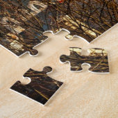 De binnenstad van Seattle skyline en Space Needle Legpuzzel (Zijkant)