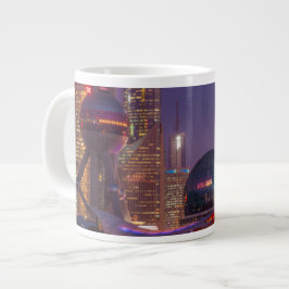 De binnenstad van shanghai, China Grote Koffiekop